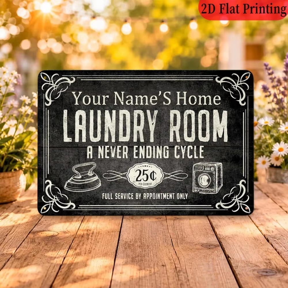 Custom Name Laundry Sign, Endl - Laundry recension och pris
