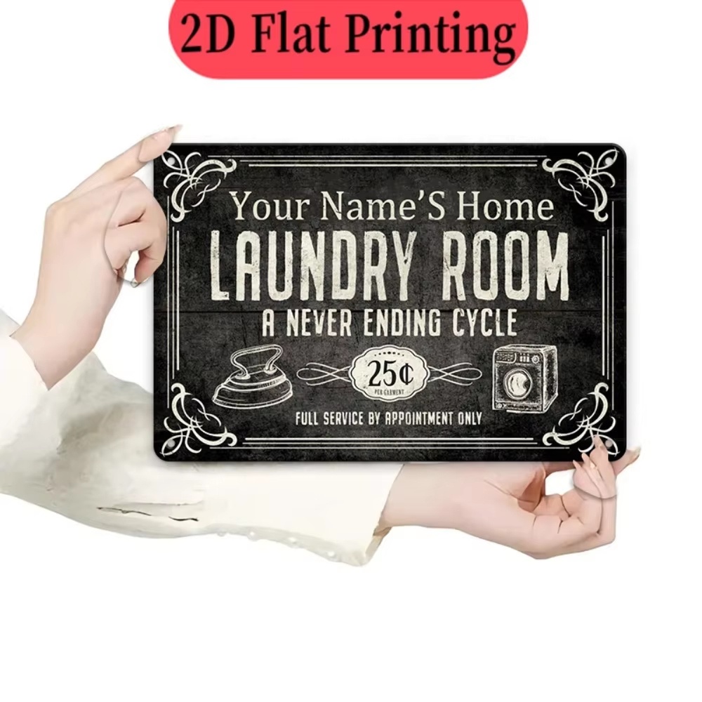 Custom Name Laundry Sign, Endl - Laundry recension och pris