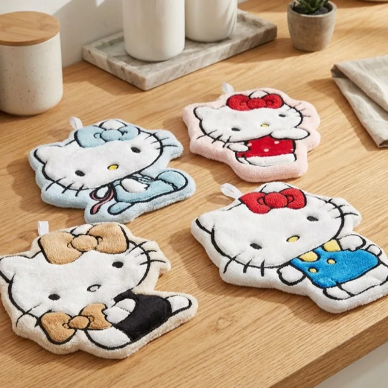 Cartoon Cat Printed Hand Towel - Laundry recension och pris
