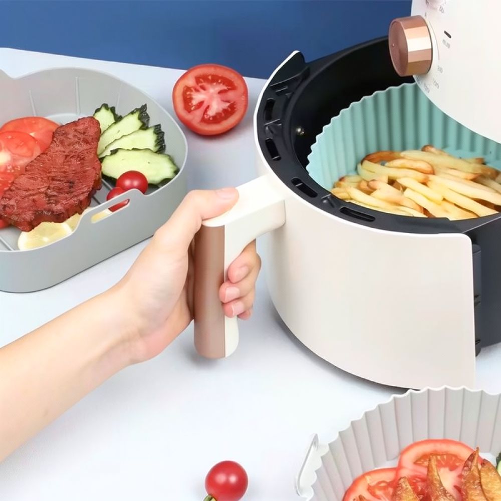 Reusable Square Silicone Liner - Air Fryer Silicone Pot Liner recension och pris