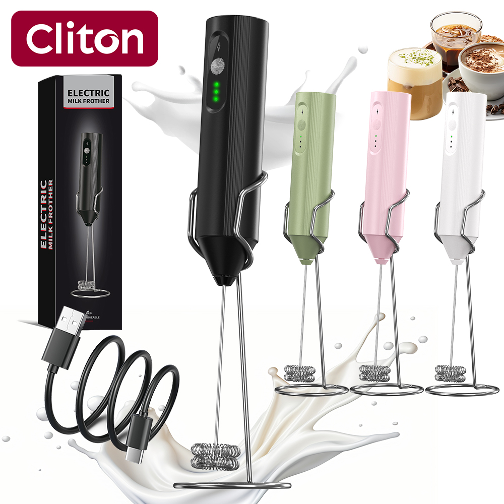 Multi-Function Wireless Rechar - Electric Milk Frother Handheld recension och pris