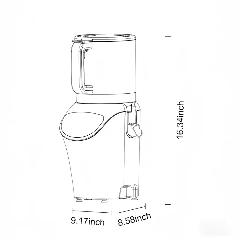 6.3 Inch Electric Slow Juicer  - Electric Slow Juicer Cold Press recension och pris