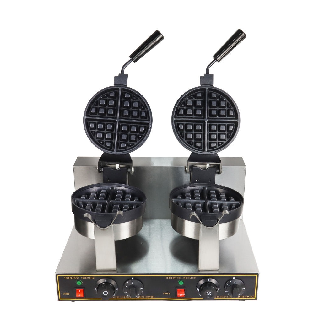 Double Electric Mini Belgian W - Mini Waffle Maker Machine recension och pris